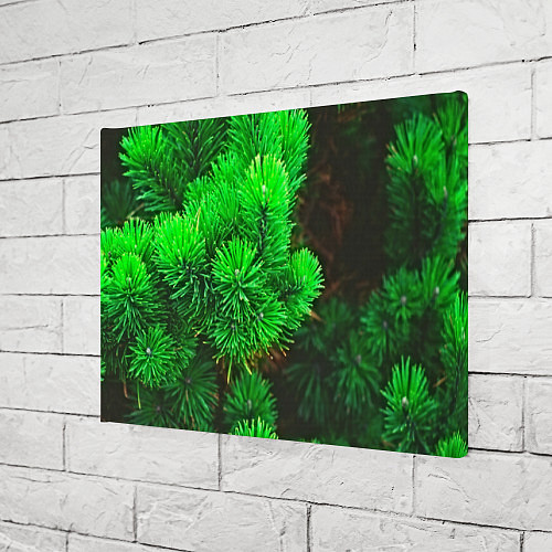 Картина прямоугольная Зелёная ель / 3D-принт – фото 3
