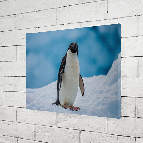 Картина прямоугольная Пингвин на айсберге / 3D-принт – фото 3
