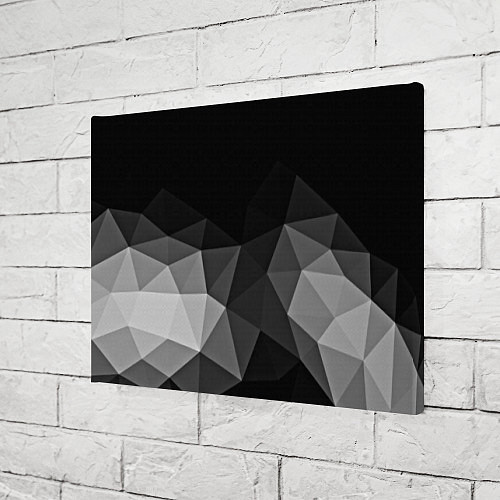 Картина прямоугольная Abstract gray / 3D-принт – фото 3