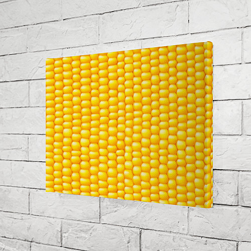 Картина прямоугольная Сладкая вареная кукуруза / 3D-принт – фото 3