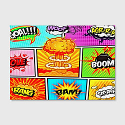 Холст прямоугольный Pop Art, цвет: 3D-принт — фото 2