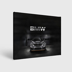 Картина прямоугольная BMW серебро