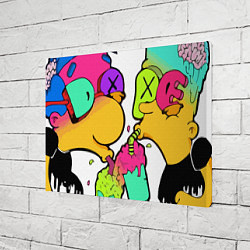Холст прямоугольный Bart & Milhous Dope, цвет: 3D-принт — фото 2