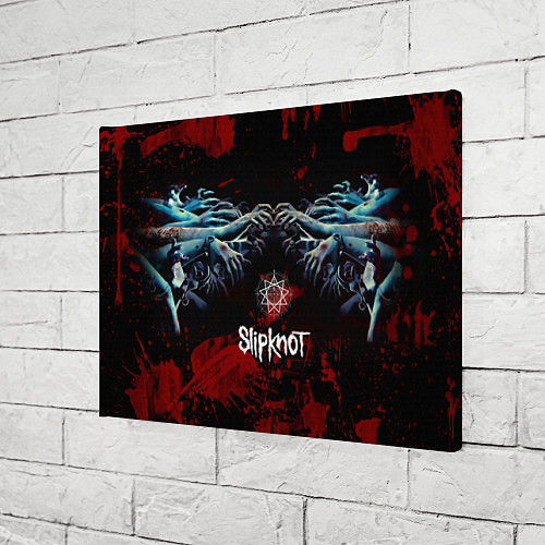 Картина прямоугольная Slipknot руки зомби / 3D-принт – фото 3