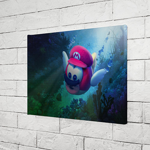 Картина прямоугольная Super Mario Марио / 3D-принт – фото 3