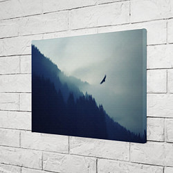 Холст прямоугольный Орел над Лесом, цвет: 3D-принт — фото 2