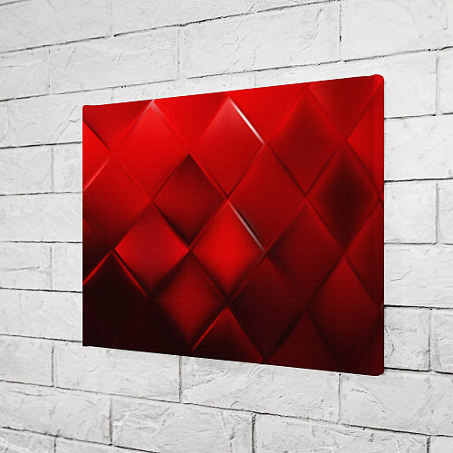 Картина прямоугольная Red squares / 3D-принт – фото 3