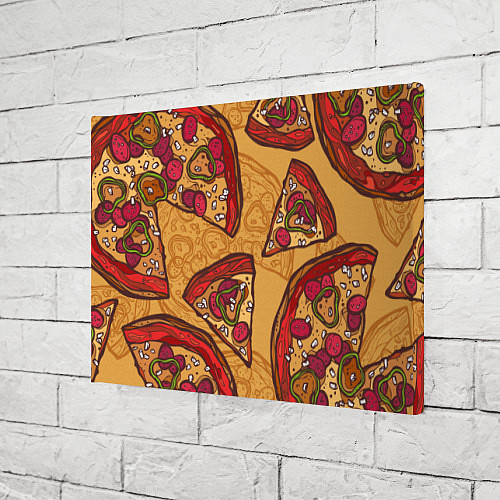 Картина прямоугольная Пицца / 3D-принт – фото 3