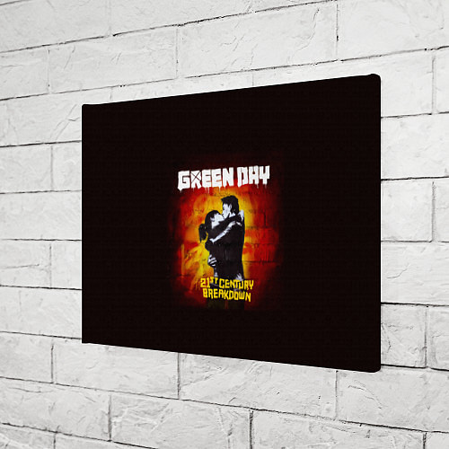 Картина прямоугольная Поцелуй Green Day / 3D-принт – фото 3