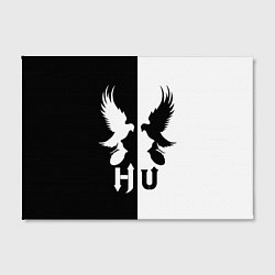 Холст прямоугольный HU: Black & White, цвет: 3D-принт — фото 2