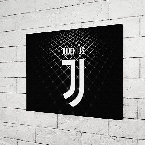 Картина прямоугольная FC Juventus: Black Lines / 3D-принт – фото 3