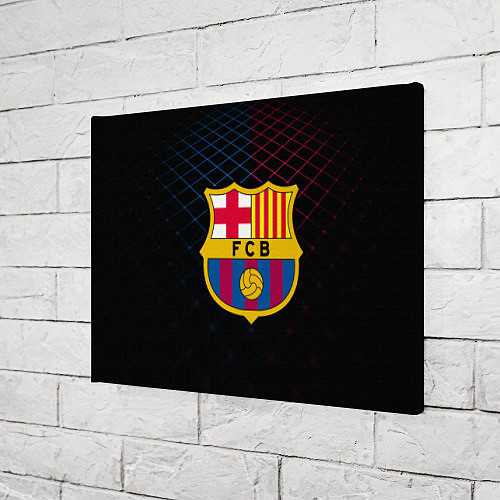 Картина прямоугольная FC Barcelona Lines / 3D-принт – фото 3