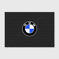 Холст прямоугольный BMW CARBON БМВ КАРБОН, цвет: 3D-принт — фото 2