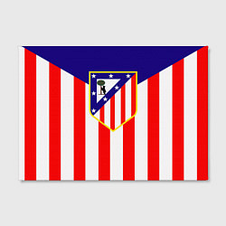 Холст прямоугольный FC Atletico Madrid, цвет: 3D-принт — фото 2