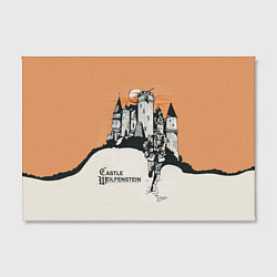Холст прямоугольный Castle Wolfenstein, цвет: 3D-принт — фото 2