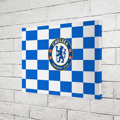 Картина прямоугольная FC Chelsea: Grid / 3D-принт – фото 3