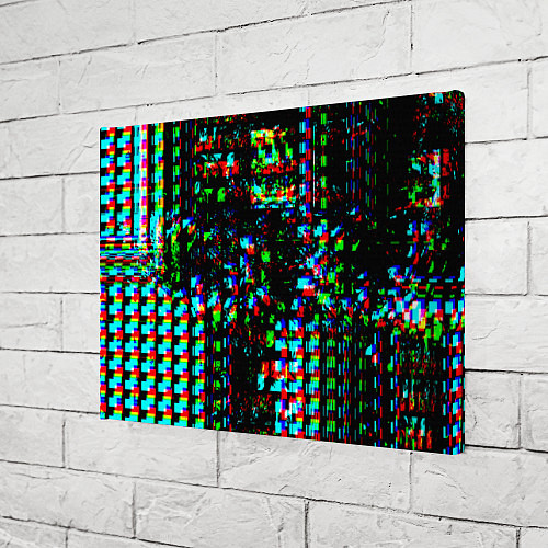 Картина прямоугольная Optical Glitch / 3D-принт – фото 3
