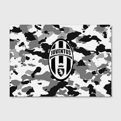 Холст прямоугольный FC Juventus: Camouflage, цвет: 3D-принт — фото 2