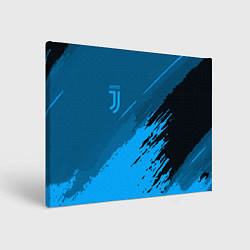 Холст прямоугольный FC Juventus: Blue Original, цвет: 3D-принт