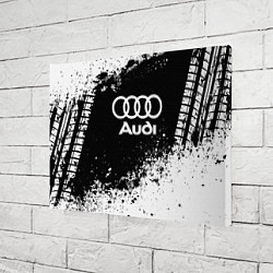 Холст прямоугольный Audi: Black Spray, цвет: 3D-принт — фото 2