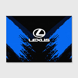 Холст прямоугольный Lexus: Blue Anger, цвет: 3D-принт — фото 2