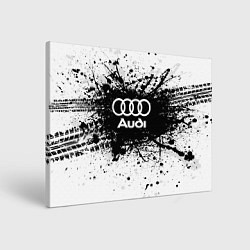 Холст прямоугольный Audi: Black Spray, цвет: 3D-принт