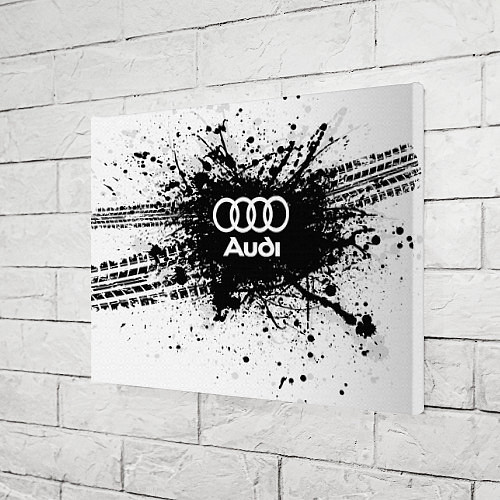 Картина прямоугольная Audi: Black Spray / 3D-принт – фото 3