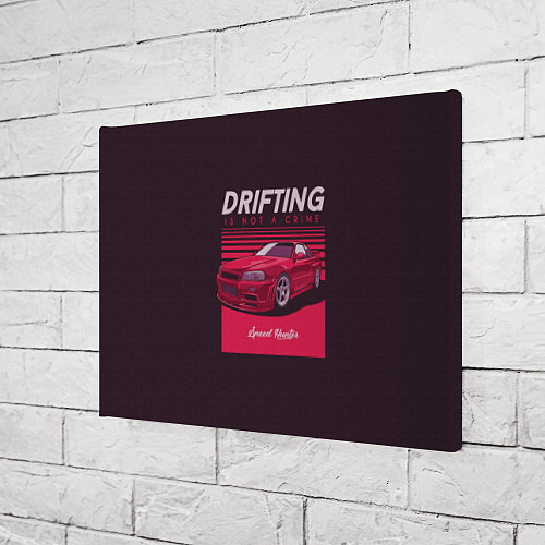 Картина прямоугольная Drifting Style / 3D-принт – фото 3