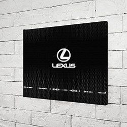 Холст прямоугольный Lexus: Black Abstract, цвет: 3D-принт — фото 2