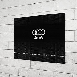 Холст прямоугольный Audi: Black Abstract, цвет: 3D-принт — фото 2
