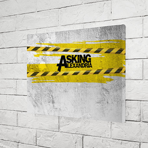 Картина прямоугольная Asking Alexandria: Danger / 3D-принт – фото 3
