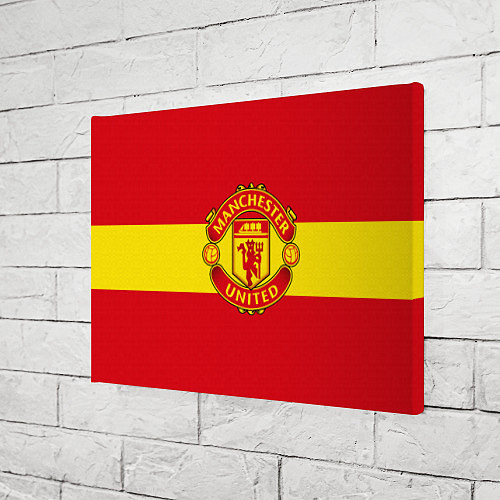 Картина прямоугольная FC Man United: Red Style / 3D-принт – фото 3