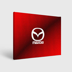 Холст прямоугольный Mazda: Red Carbon, цвет: 3D-принт