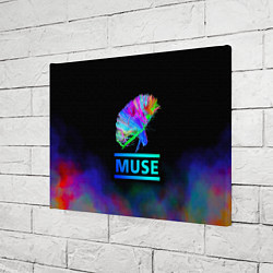 Холст прямоугольный Muse: Neon Flower, цвет: 3D-принт — фото 2