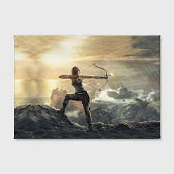 Холст прямоугольный Tomb Raider, цвет: 3D-принт — фото 2