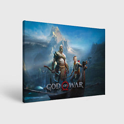 Холст прямоугольный God of War цвета 3D-принт — фото 1