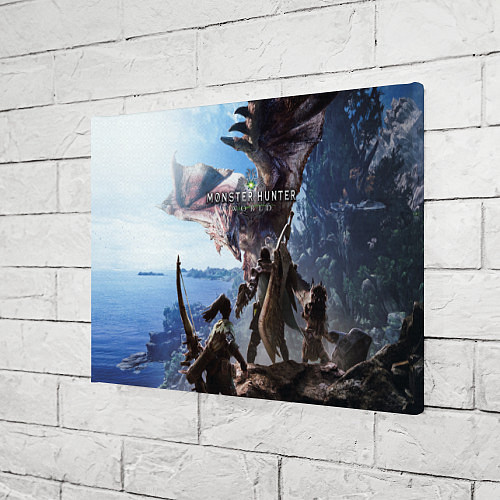 Картина прямоугольная Monster Hunter: World / 3D-принт – фото 3