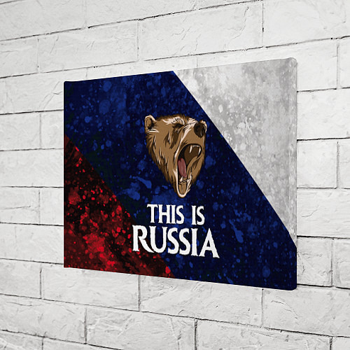 Картина прямоугольная Russia: Roaring Bear / 3D-принт – фото 3