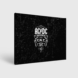 Холст прямоугольный AC/DC: Run For Your Life, цвет: 3D-принт
