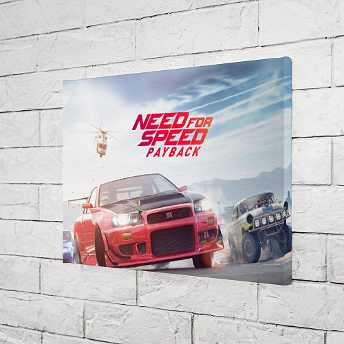 Картина прямоугольная Need for Speed: Payback / 3D-принт – фото 3