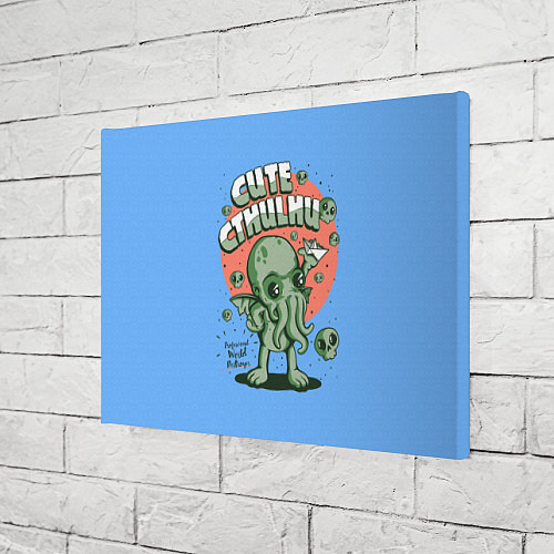 Картина прямоугольная Cute Cthulhu / 3D-принт – фото 3