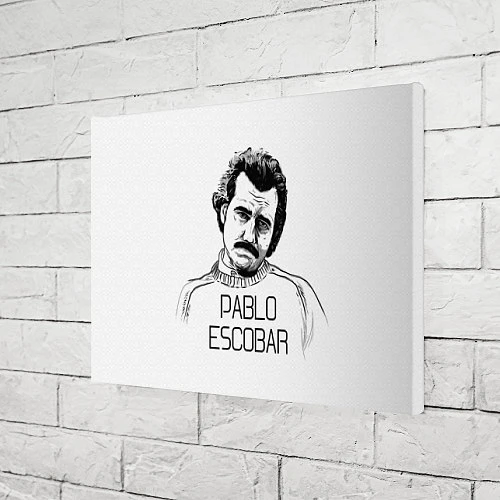 Картина прямоугольная Pablo Escobar / 3D-принт – фото 3