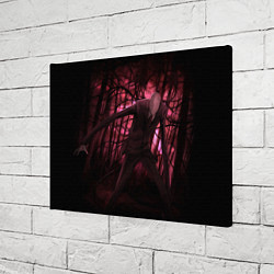 Холст прямоугольный Slender: Dark Wood, цвет: 3D-принт — фото 2
