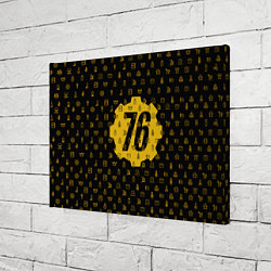 Холст прямоугольный Fallout 76: Icons, цвет: 3D-принт — фото 2