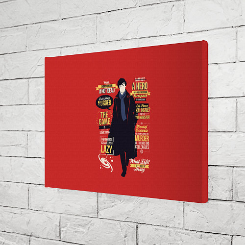 Картина прямоугольная Шерлок Холмс / 3D-принт – фото 3