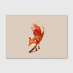 Холст прямоугольный Paint Fox, цвет: 3D-принт — фото 2