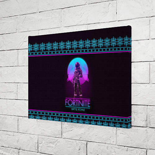 Картина прямоугольная Fortnite: Neon Battle / 3D-принт – фото 3