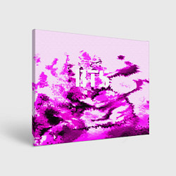 Холст прямоугольный BTS: Purple Style, цвет: 3D-принт