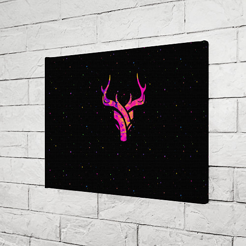 Картина прямоугольная Neon Deer / 3D-принт – фото 3