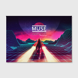 Холст прямоугольный Muse: Simulation Theory, цвет: 3D-принт — фото 2